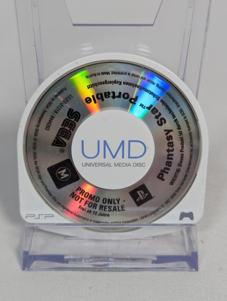 Phantasy Star Portable Press Promo Disc PSP