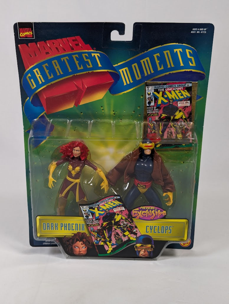 Marvel Greatest Moments Dark Phoenix vs Cyclops (Previews Exclusive) 1999 ToyBiz Action Figure