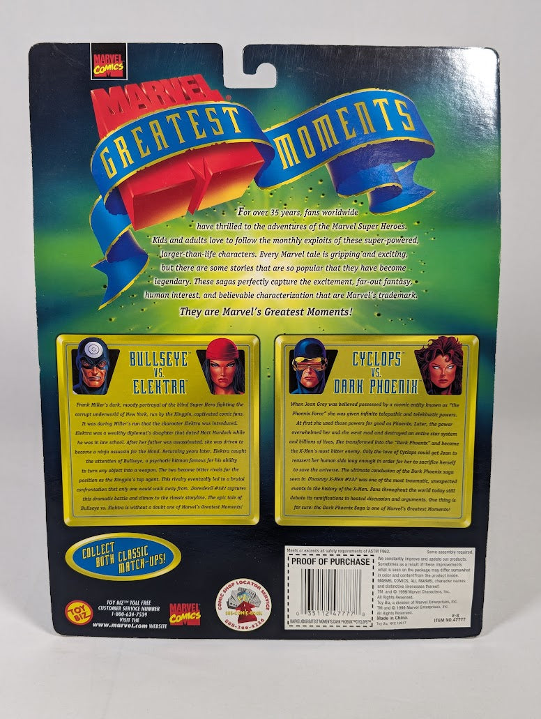 Marvel Greatest Moments Dark Phoenix vs Cyclops (Previews Exclusive) 1999 ToyBiz Action Figure