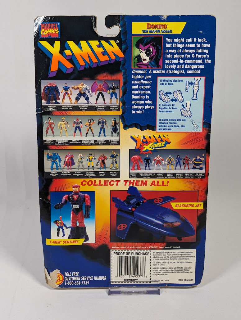 Marvel X-Men Domino 1995 ToyBiz Action Figure