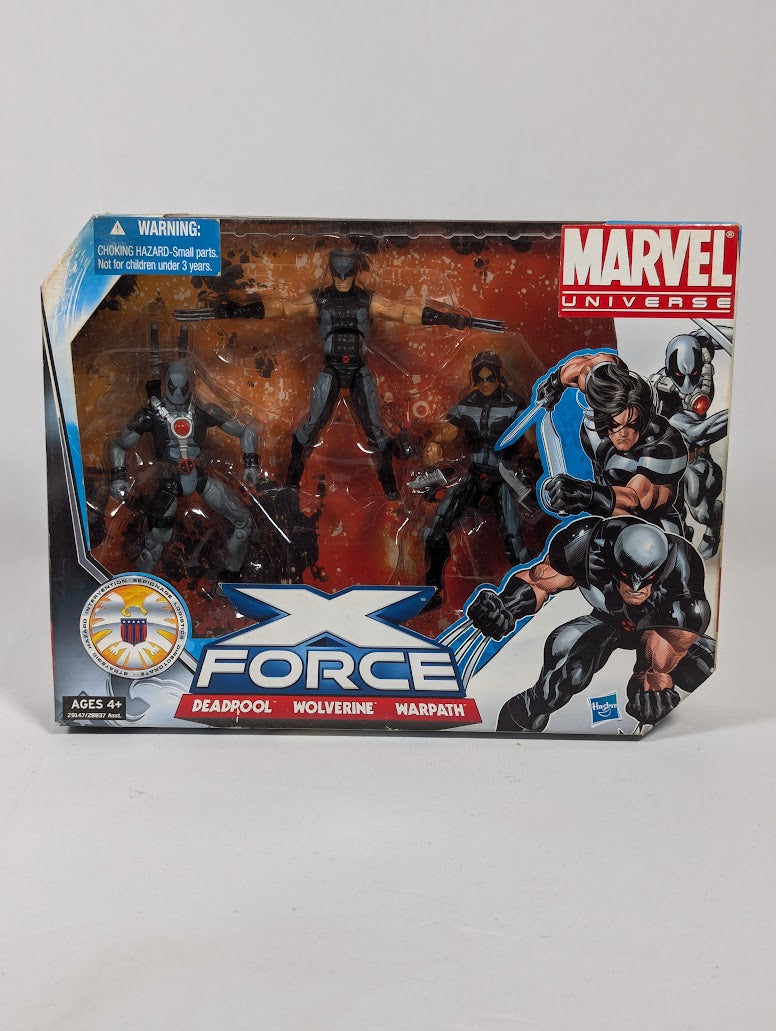 Marvel Universe X-Force 2010 Hasbro Action Figure 3-Pack