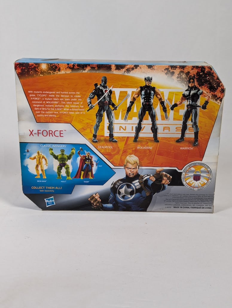 Marvel Universe X-Force 2010 Hasbro Action Figure 3-Pack