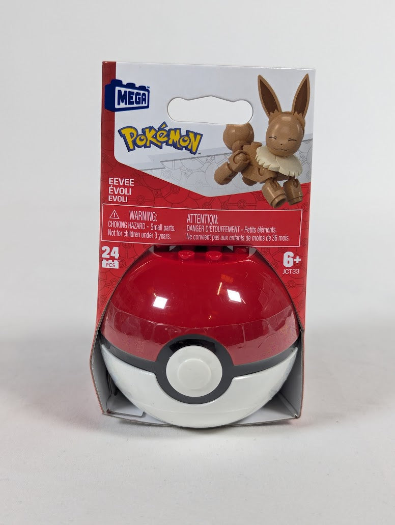 Pokemon MEGA Eevee Poke Ball Building Block Set