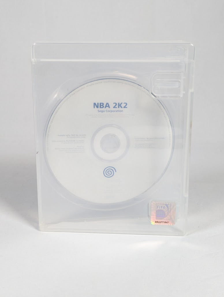 NBA 2K2 Press Promo Sample Pre-production Disc Dreamcast