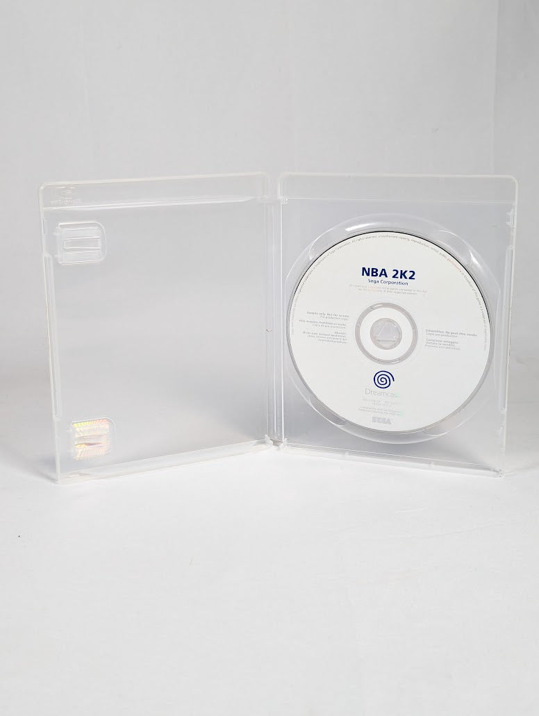 NBA 2K2 Press Promo Sample Pre-production Disc Dreamcast