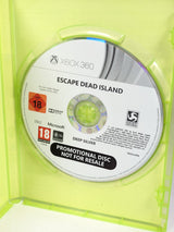 Escape Dead Island Press Promo Disc Xbox 360