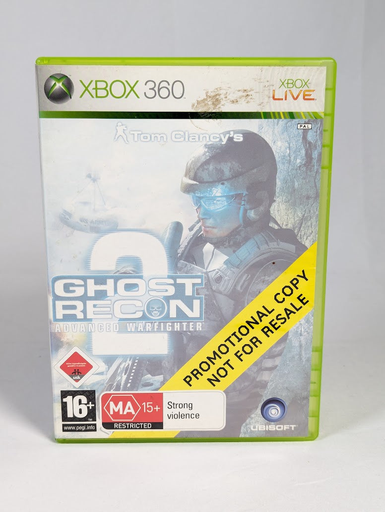 Tom Clancy's Ghost Recon Advanced Warfighter 2 Press Promo Disc Xbox 360