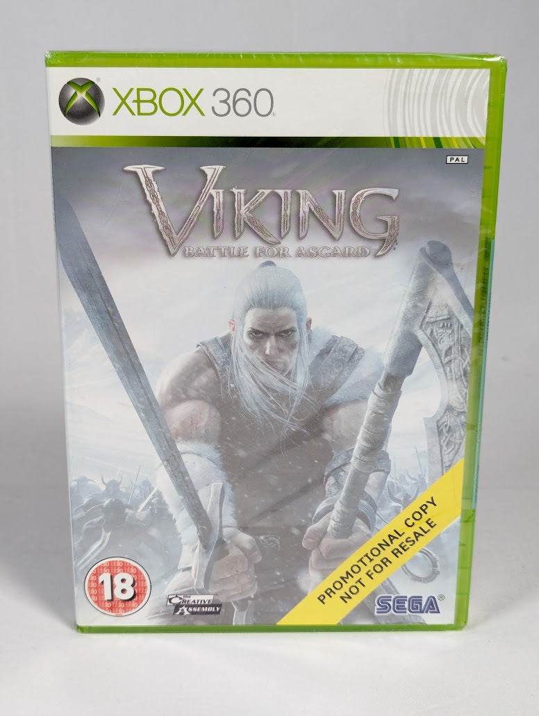 Viking Battle for Asgard Press Promo Disc Xbox 360 (Sealed)