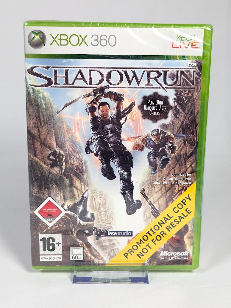 Shadowrun Press Promo Disc Xbox 360 (Sealed)