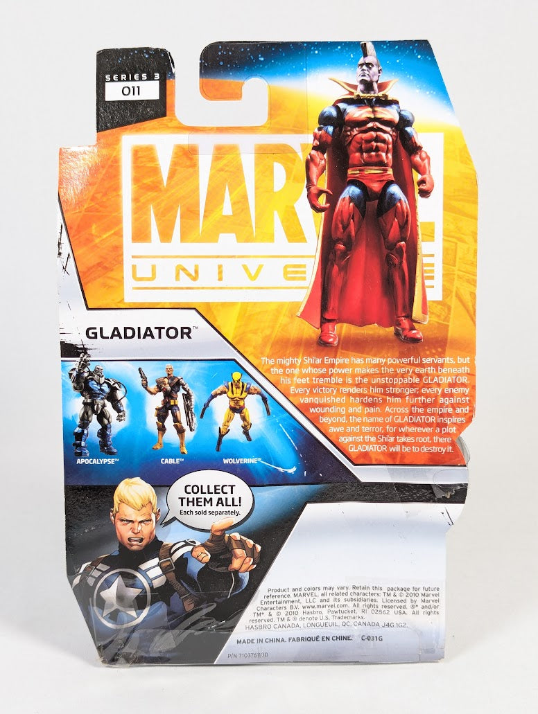 Marvel Universe Gladiator 2010 Hasbro Action Figure