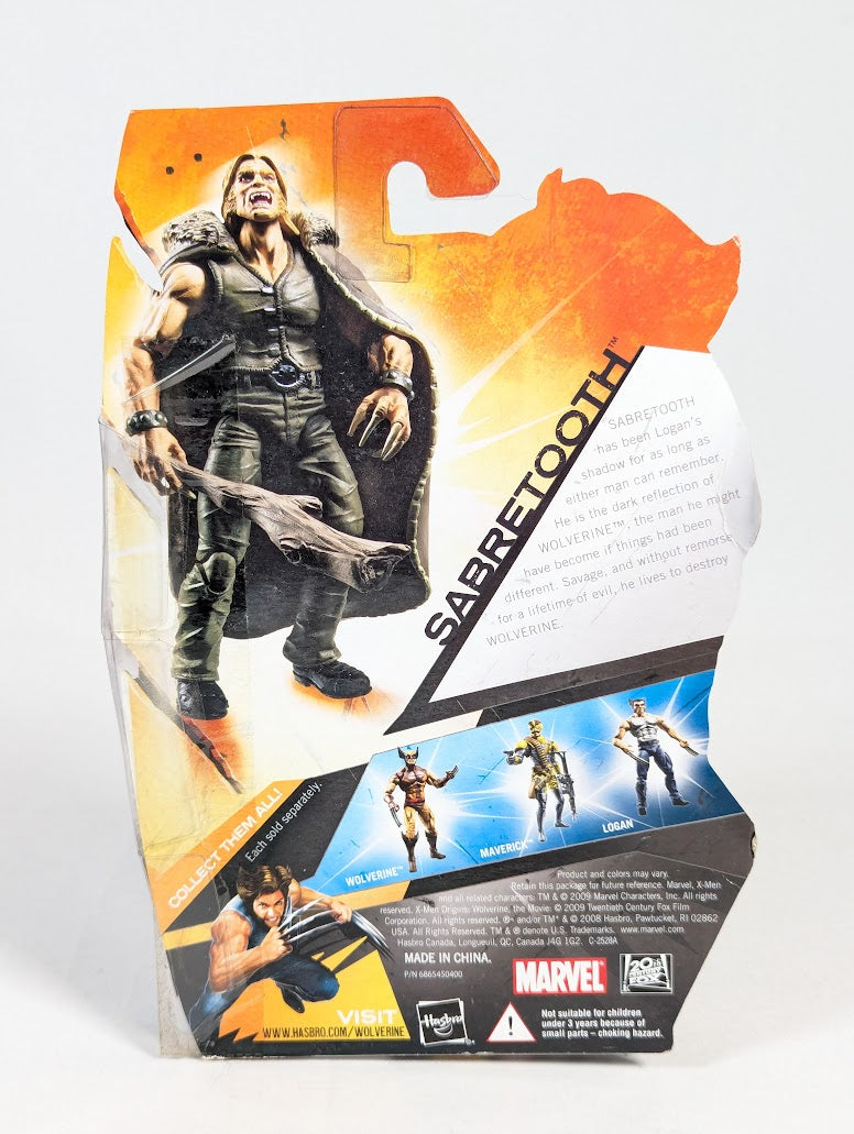 Marvel X-Men Origins Wolverine Sabretooth Comic Series 2009 Hasbro Action Figure