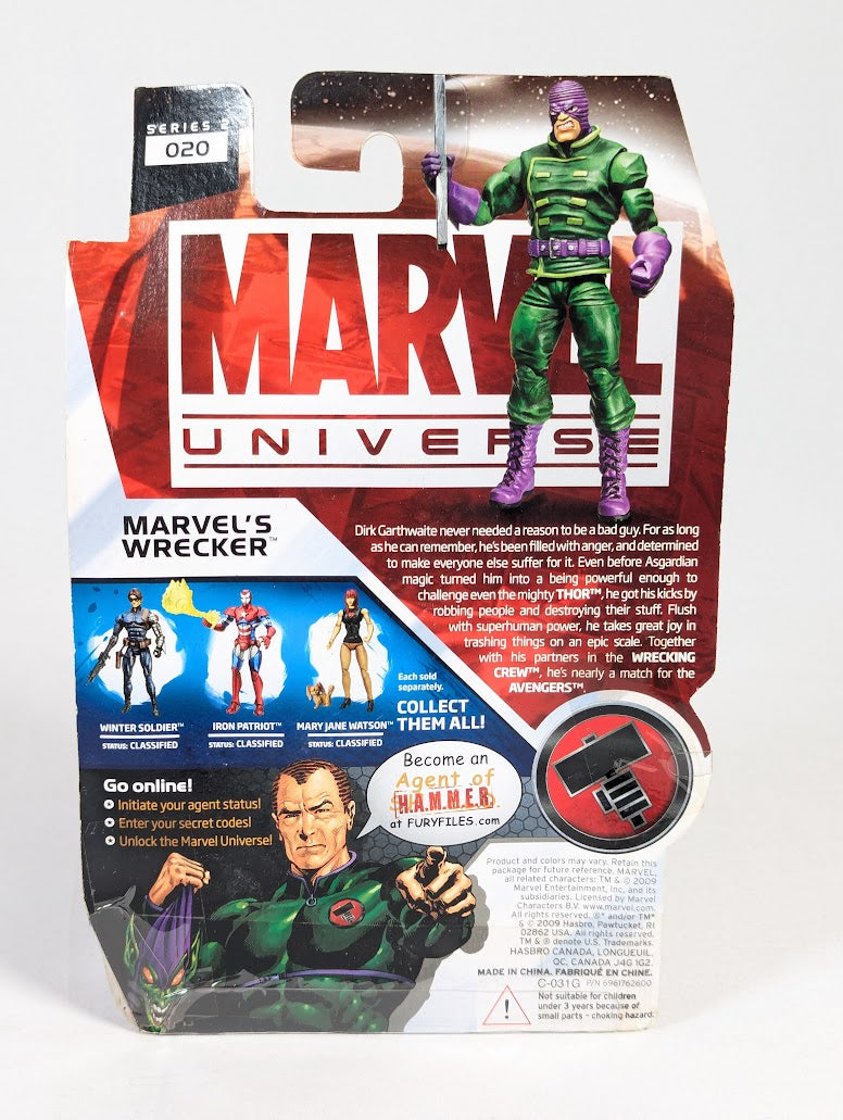 Marvel Universe Wrecker 2009 Hasbro Action Figure