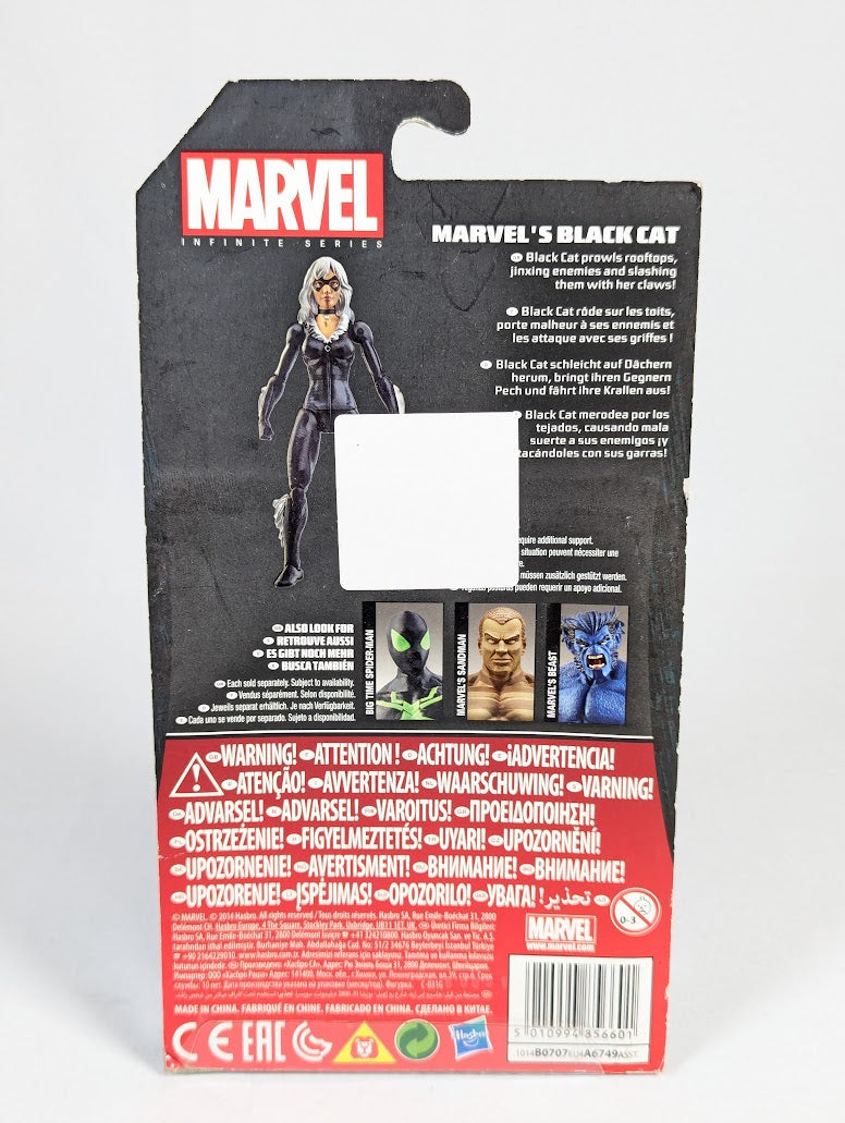 Marvel Infinite Series Black Cat 2014 Hasbro Action Figure