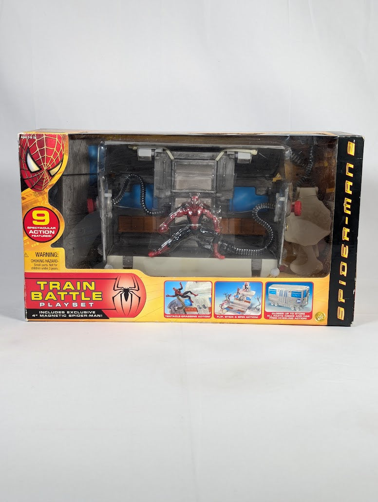 Spider-Man 2 Train Battle Playset 2004 ToyBiz Action Figure