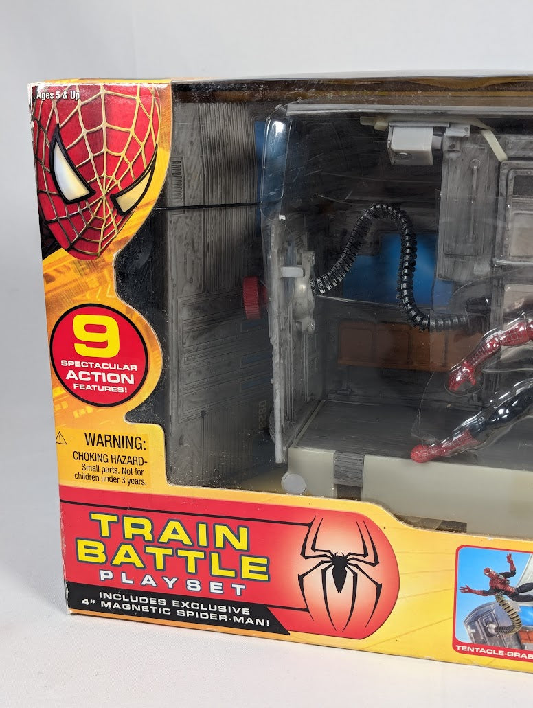 Spider-Man 2 Train Battle Playset 2004 ToyBiz Action Figure