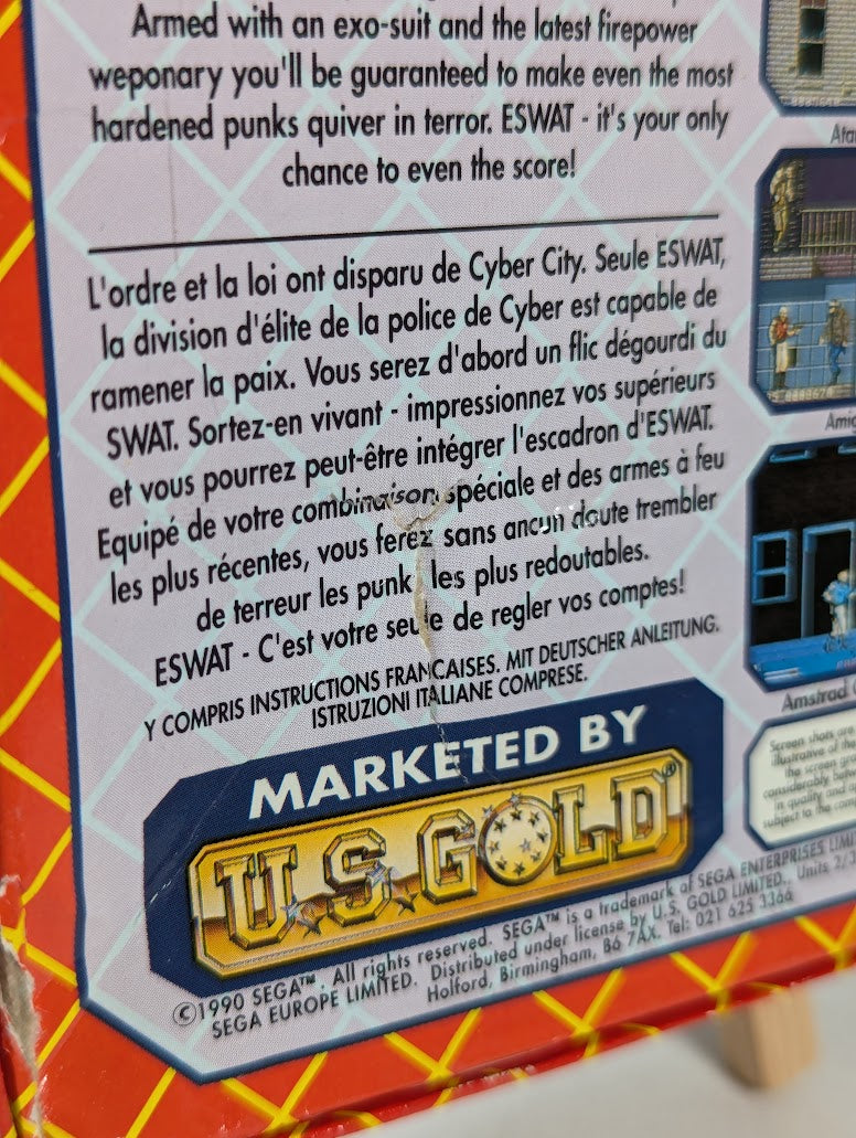 ESwat Sega Arcade Hits Commadore