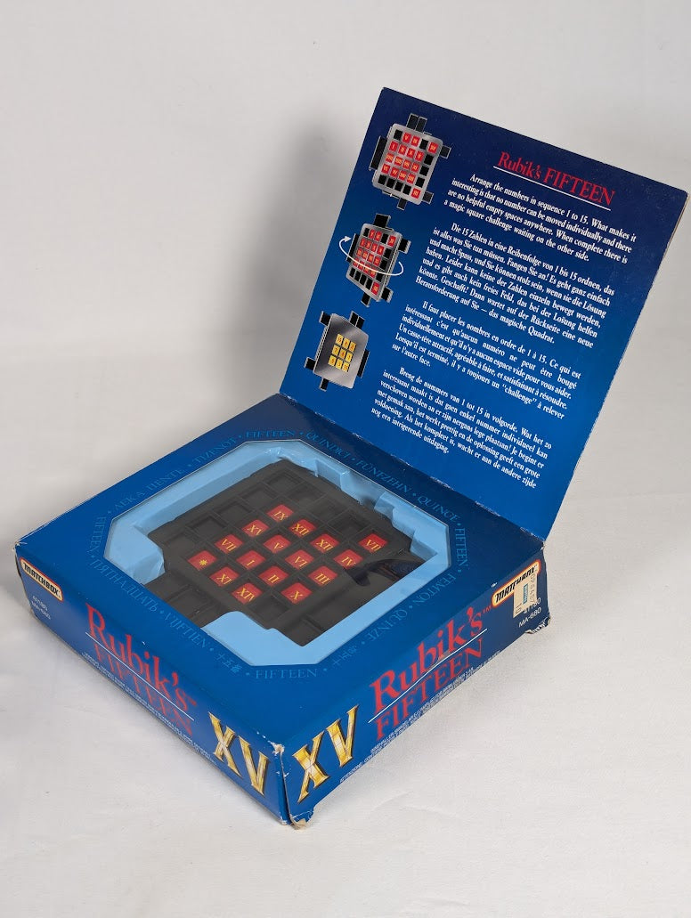 Rubik's Fifteen 1990 Puzzle Board Game