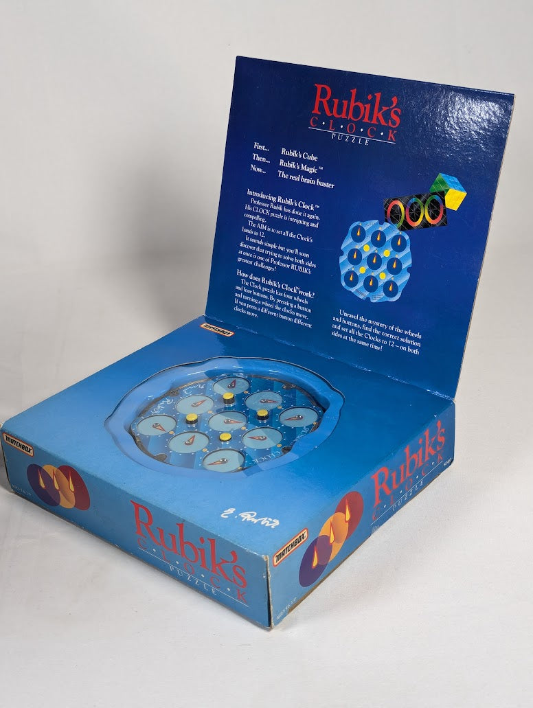 Rubik's Clock 1988 Puzzle Board Game