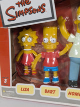 The Simpsons Springfield's Favorite Family Bendable & Poseable Figure Collectible Set 2002