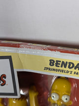 The Simpsons Springfield's Favorite Family Bendable & Poseable Figure Collectible Set 2002