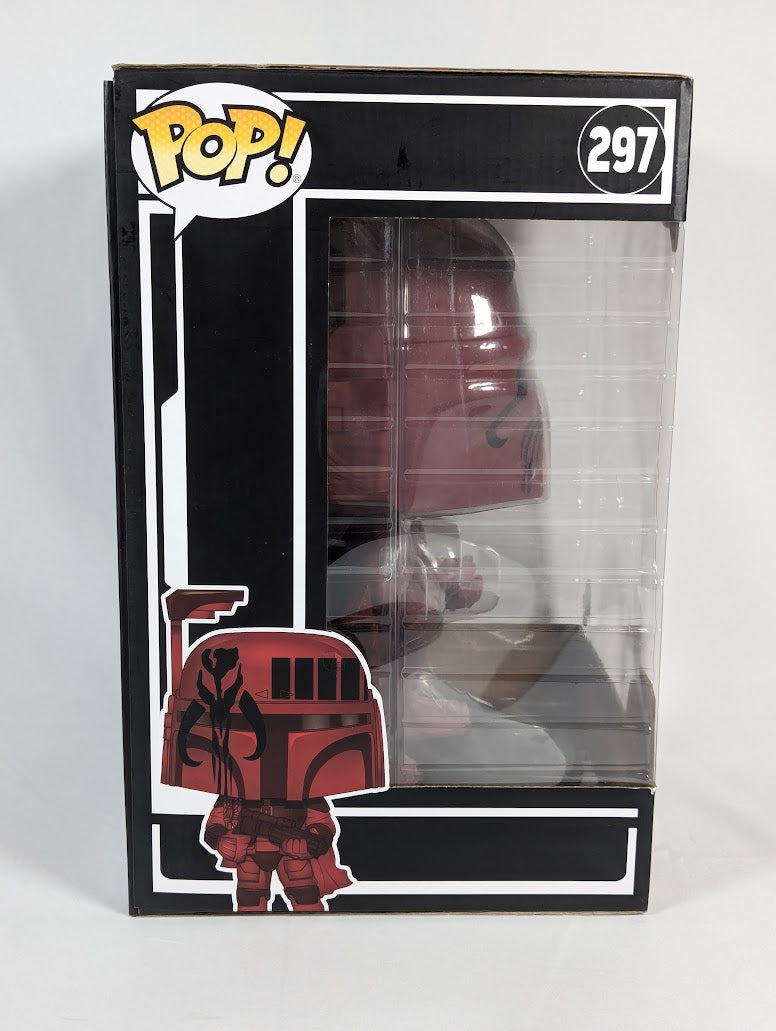Star Wars Boba Fett (Burgundy) Jumbo Funko Pop! Vinyl Figure #297