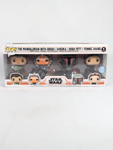 Star Wars The Mandalorian With Grogu, Ahsoka, Boba Fett & Fennec Shand 4-Pack