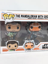 Star Wars The Mandalorian With Grogu, Ahsoka, Boba Fett & Fennec Shand 4-Pack