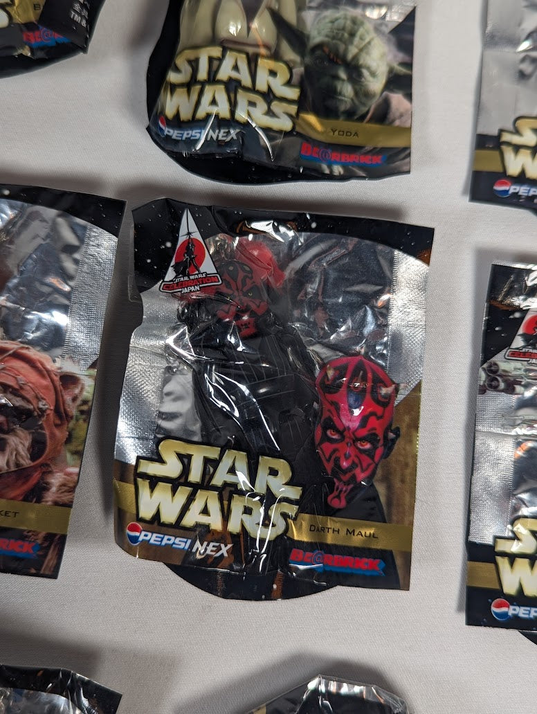 Star Wars Celebration Japan Bear Brick Pepsi Nex Complete Set of 16 Mini Figures