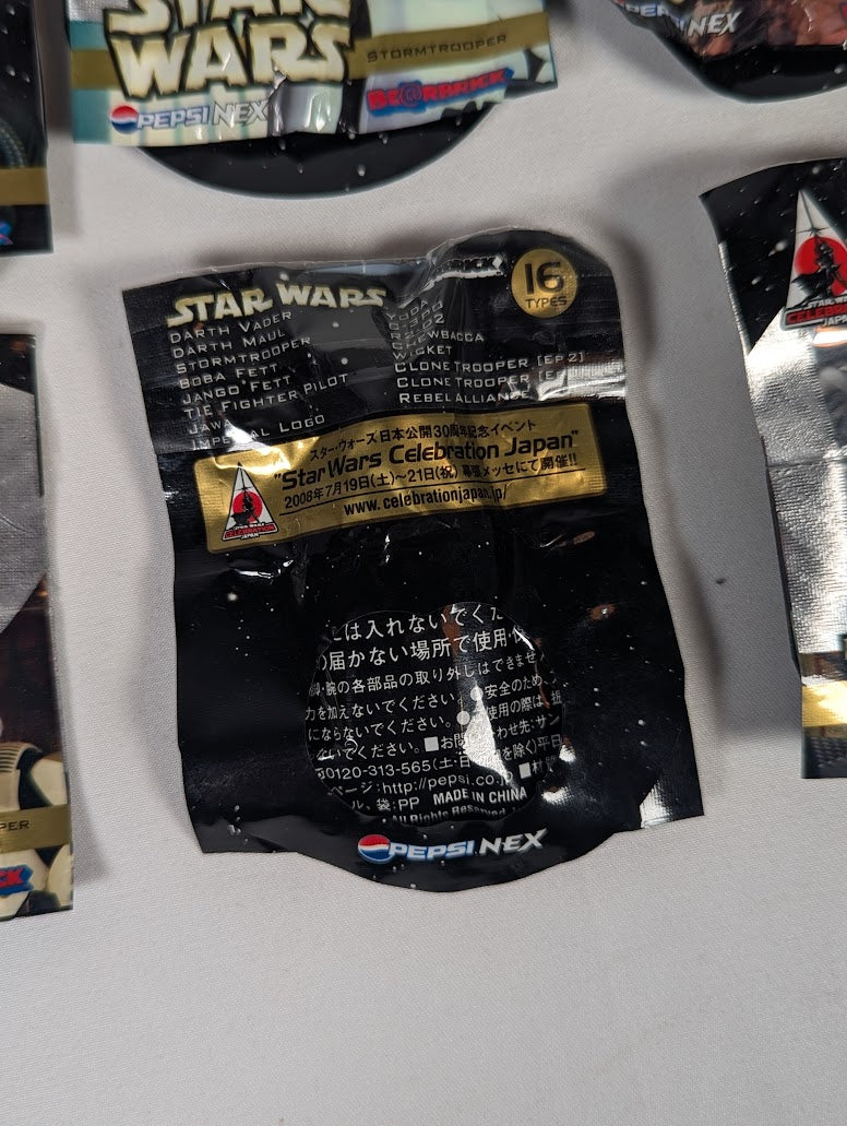 Star Wars Celebration Japan Bear Brick Pepsi Nex Complete Set of 16 Mini Figures