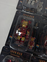 Marvel Iron Man Bear Brick Complete Set of 20 Mini Figure Keychains