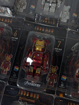 Marvel Iron Man Bear Brick Complete Set of 20 Mini Figure Keychains