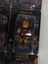 Marvel Iron Man Bear Brick Complete Set of 20 Mini Figure Keychains