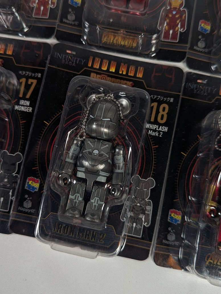 Marvel Iron Man Bear Brick Complete Set of 20 Mini Figure Keychains
