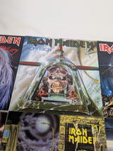 Iron Maiden Singles 7" Vinyl Record 2014 Parlophone Reprint Bundle of 10