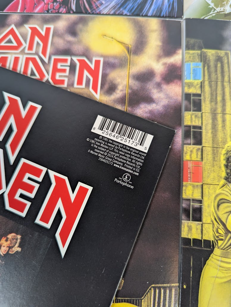 Iron Maiden Singles 7" Vinyl Record 2014 Parlophone Reprint Bundle of 10