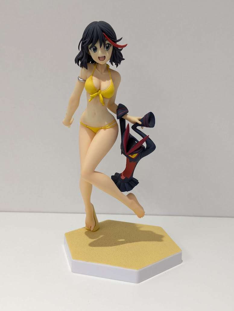 Kill La Kill Ryuko Matoi Swimsuit Beach Queens Treasure Figure Collection Wave Corporation 1/10 Statue