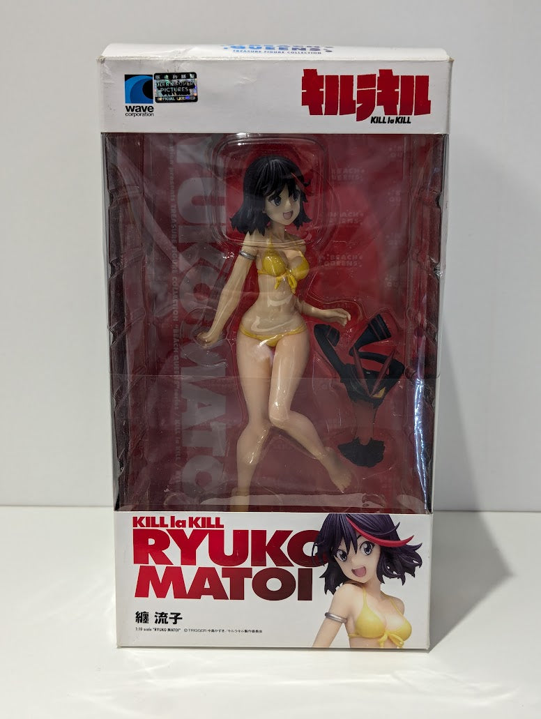 Kill La Kill Ryuko Matoi Swimsuit Beach Queens Treasure Figure Collection Wave Corporation 1/10 Statue
