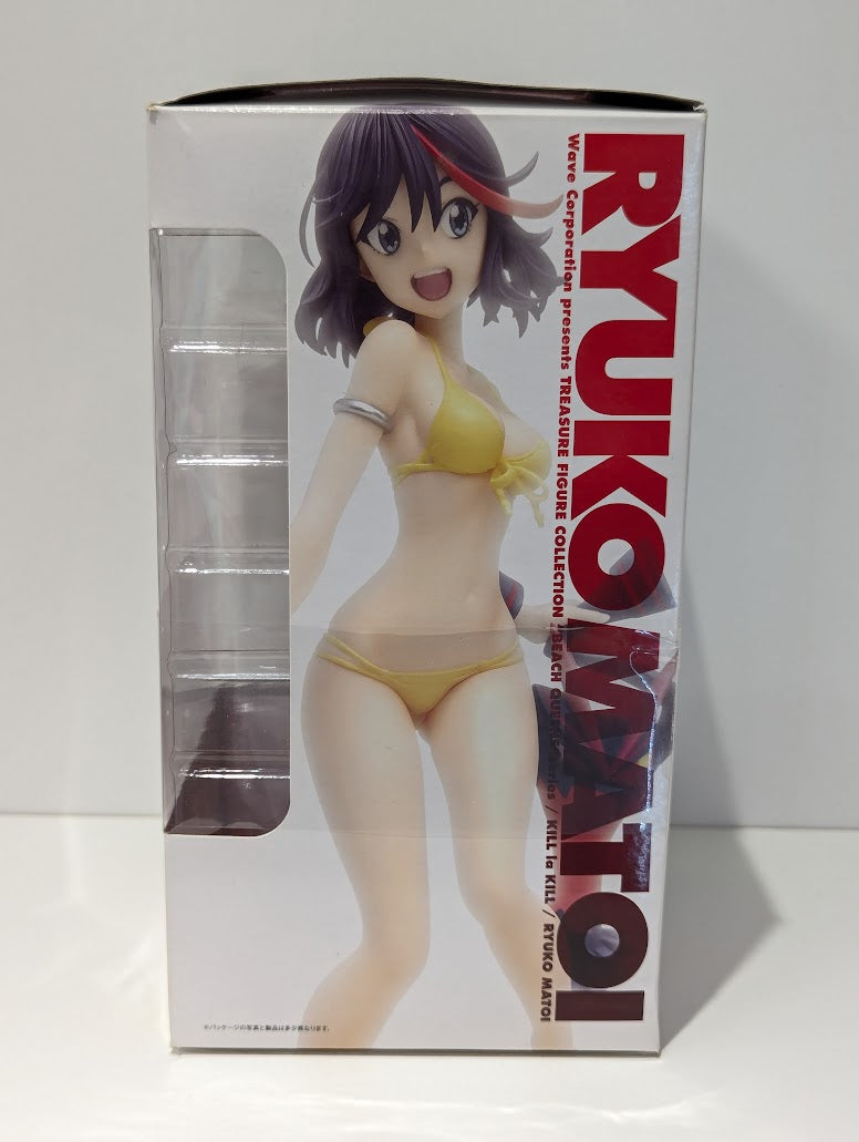 Kill La Kill Ryuko Matoi Swimsuit Beach Queens Treasure Figure Collection Wave Corporation 1/10 Statue
