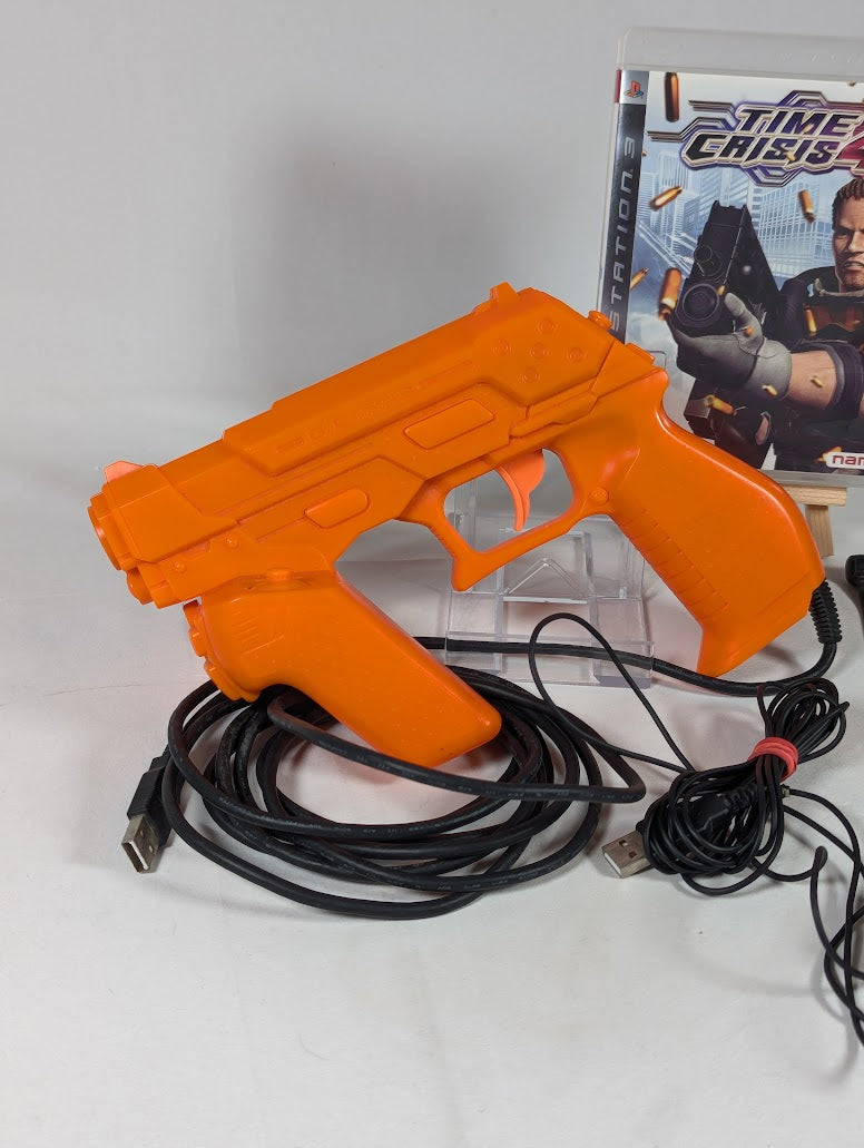 Time Crisis 4 PS3 With G-Con 3 Controller & Sensors