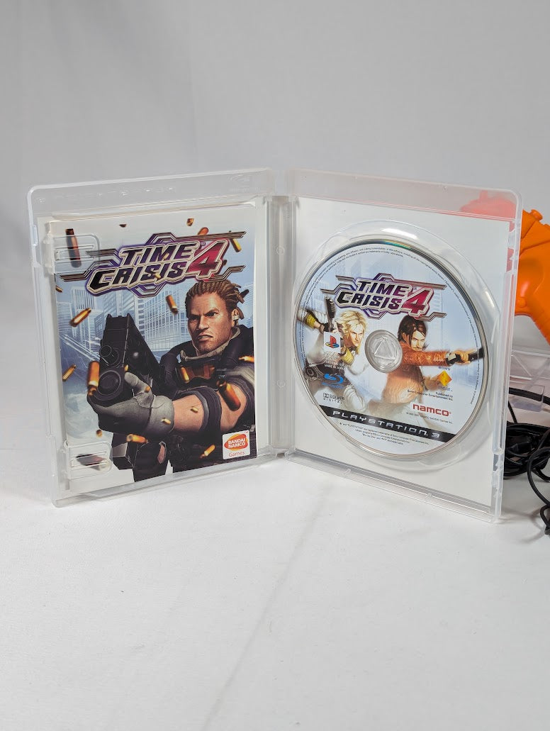 Time Crisis 4 PS3 With G-Con 3 Controller & Sensors