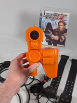 Time Crisis 4 PS3 With G-Con 3 Controller & Sensors