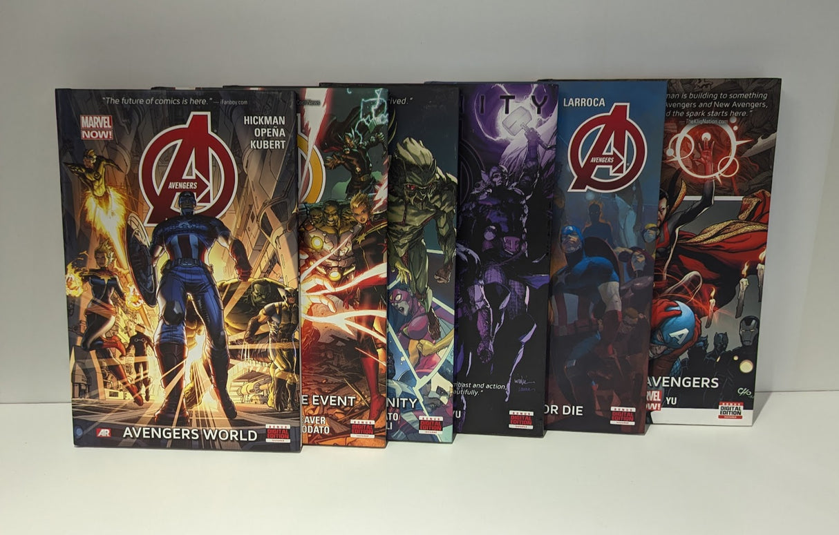 Avengers 2012 by Jonathan Hickman Volumes 1 - 6 Graphic Novel Bundle