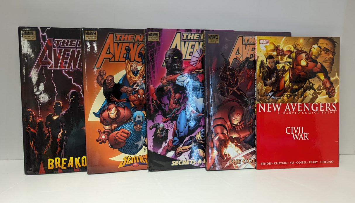 New Avengers by Brain Michael Bendis Volumes 1 - 12 (& Siege) Graphic Novel Bundle