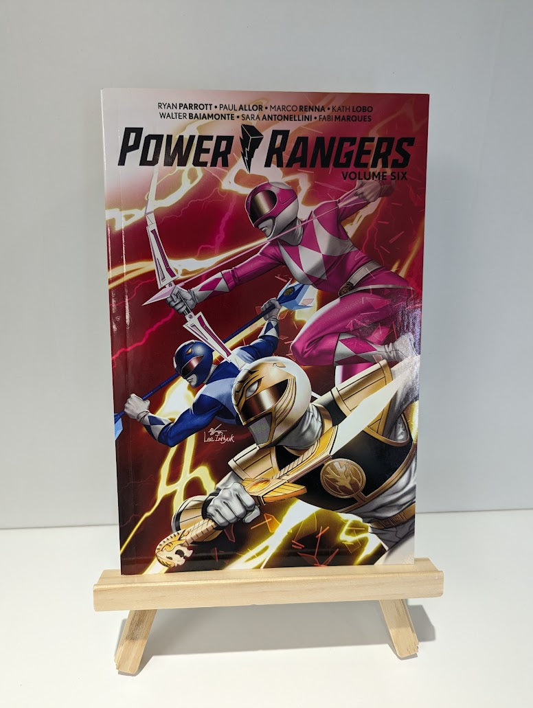 Power Rangers by Ryan Parrot Volumes 1 - 6 Graphic Novel Bundle