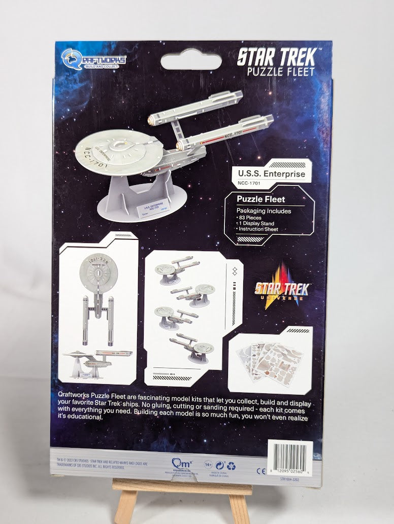 Star Trek USS Enterprise NCC-1701 Qraftworks 3D Puzzle Model Kit