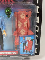 Spider-Man Norman Osborn With Talking Goblin Mask 2001 ToyBiz Action Figure