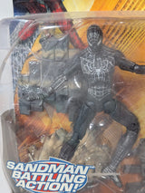 Spider-Man Black Suited Spider-Man Sandman Battling Action 2007 Hasbro Action Figure