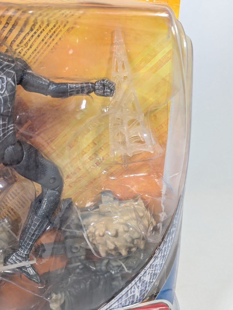 Spider-Man Black Suited Spider-Man Sandman Battling Action 2007 Hasbro Action Figure