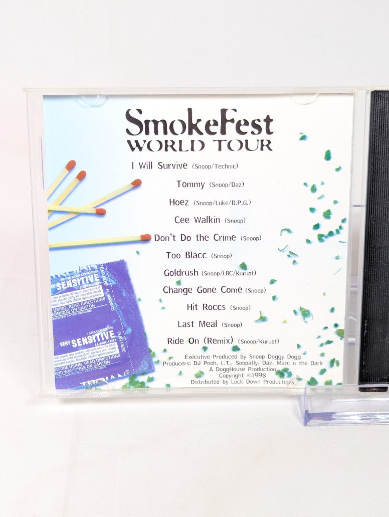 Snoop Doggy Dogg SmokeFest World Tour Unreleased Undercover Recordings CD