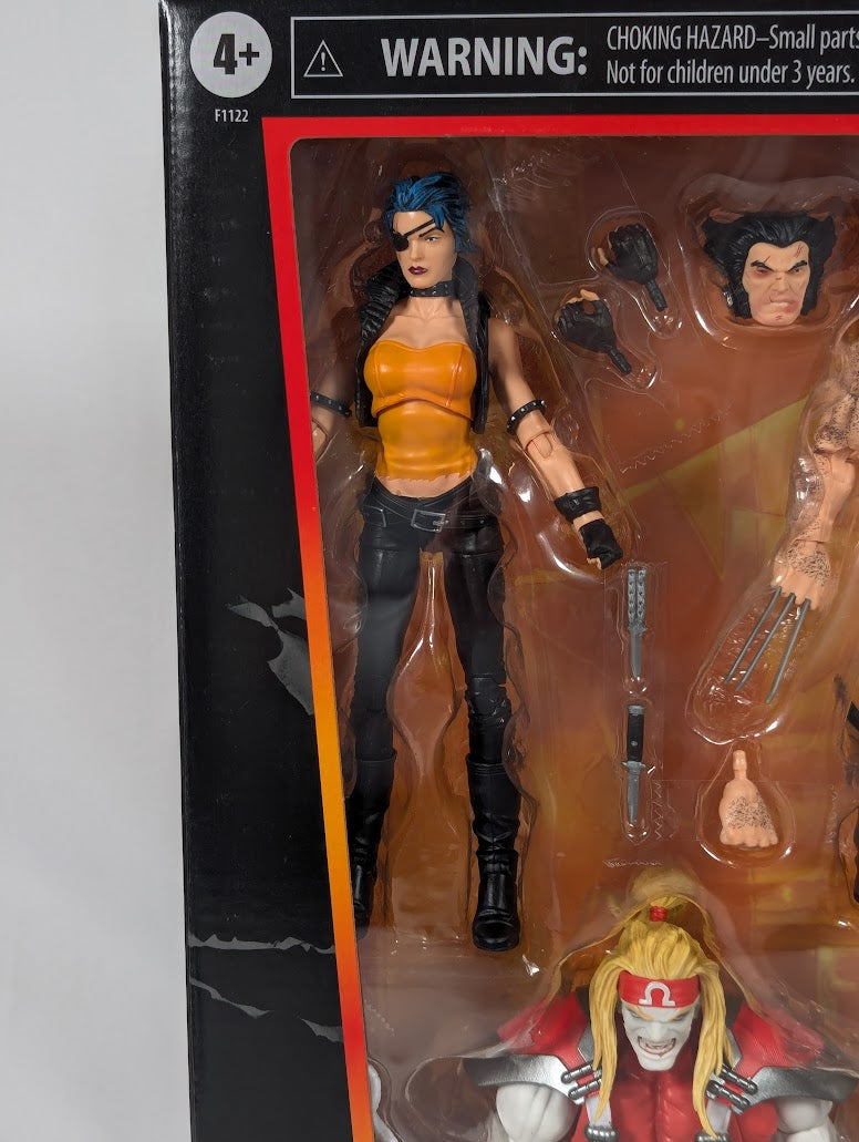 Marvel Legends Wolverine, Cyber, Omega Red, Callisto & Jason Wyngarde 2021 Hasbro Action Figure 5-Pack